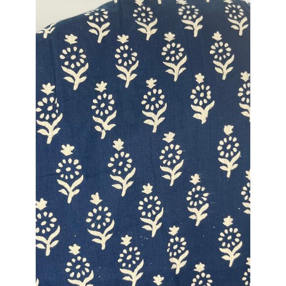 EMERSON FRY India Collection Sz M/L Marguerite Blue Isla Dress - Picture 6 of 16